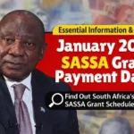 SASSA grant payment dates for 2026