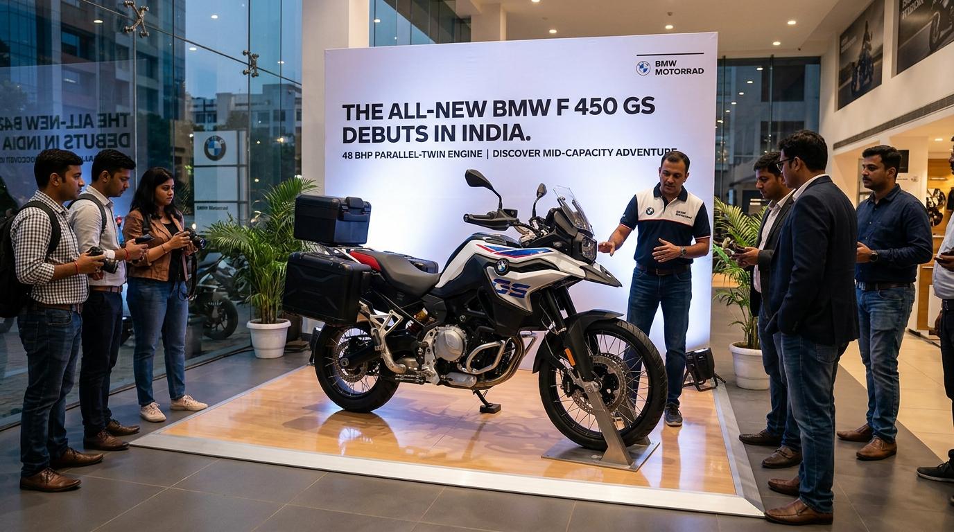 BMW F 450 GS Debuts in India With 48 BHP Twin Engine 2 BMW F 450 GS Debuts in India With 48 BHP Twin Engines