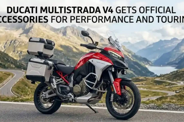 ducati multistrada v4 gets official accessories