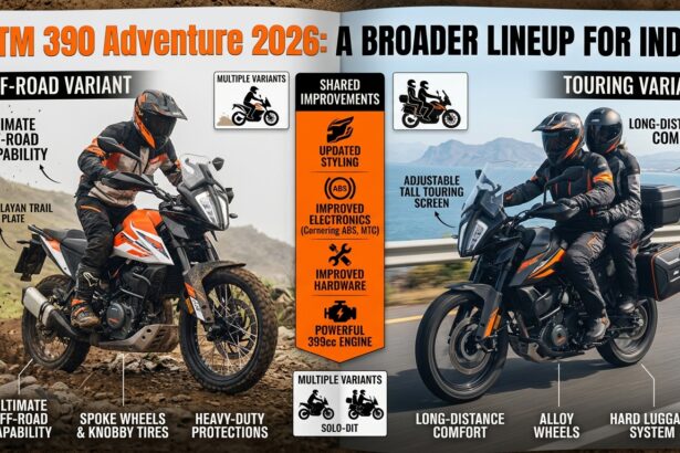 KTM 390 Adventure 2026 Variants Explained Price and Differences