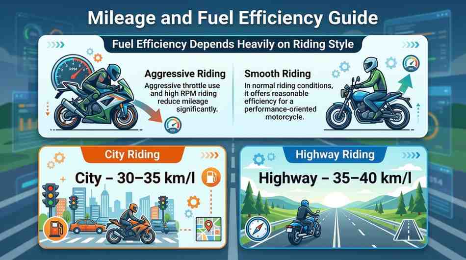 KTM Duke 200 Complete Guide: Price, Specs, Mileage, Features & Review (2026) 3 KTM Duke 200 Mileage and Fuel Efficiency