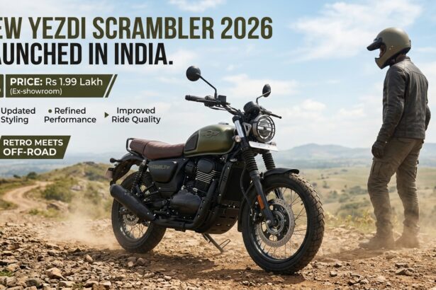 Yezdi Scrambler 2026 Launched in India at Rs 1.99 Lakh